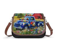 Songbirds on The Farm Crossbody Bags for Women Leather Tote Bag Travel Purse Shoulder Bag for Work Shopping