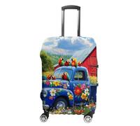 Songbirds on The Farm Luggage Cover Travel Suitcase Protector Anti-Scratch Suitcase Cover XL