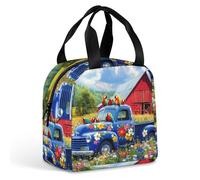 Songbirds on The Farm Lunch Bag for Women Men Insulated Lunch Box Lunch Tote Bag for Work Picnic