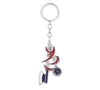 SONGCHANGJEWELRY Anime Slayer Sword Keychain - Nichirin Sword Keychain - Gifts for Men Fans, Gyomei Geo Kokyuu Keychain, Default Size