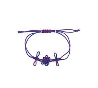 SONGCHANGJEWELRY Demon Huntress Squad Magic Knot Bracelet - Symbol of Soul Bond and Sisterhood - Handwoven Floral Knot, S, Line Rope Polyester, no gemstone