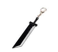 SONGCHANGJEWELRY FF7 Remake Buster Sword Keychain - Game Cloud's Weapon Merch - Gifts for Women Man Fans, Black, Large