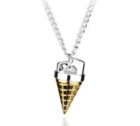 SONGCHANGJEWELRY Gurren Lagann Simon Core Drill Pendant Necklace, M, Metal, No Gemstone