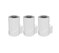 SONGCHEER Router Shelf Wall Mount for Tp Link Deco X68 XE75 XE75 Pro AXE5400 Deco Mesh WiFi 6E WiFi Router Holder Stand Bracket Shelf Cable Organizer with Screw Mounting Kit (White-3pack)