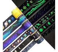 Songdao Luminous Galaxy Washi Tape Set Space Glow in The Dark Masking Tape Decorative for Arts, DIY Crafts, Journal Supplies, Planners, Scrapbook, Card/Gift Wrapping