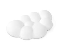 Songella Cloud Shape Mouse Wrist Rest Ergonomic Mouse Wrist Rest Memory Foam White for Computer Office Home