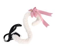 Songelt 1. Plush Faux Ears & Tail Set For Cosplay Halloween Costume Accessories Unisex Adult Kids Party Dress-up Cats Ear Clips And Tail Set