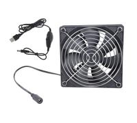 Songelt 12cm 5V Extractor Fan Low Noise Inline Duct Hydroponic Air Blower Exhaust Fan For Home Bathroom Grow Room Ventilation Adjustable Speed Inline Exhaust