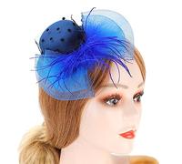 Songelt 1920s Feather Yarn Hat Shape Hairpins Bride Hair Clip Feather Yarn Hat Headdress Y2k Hair Clip For Wedding Bridal Accessories Bridal Accessories For Women Halloween Party