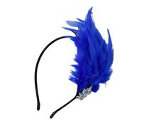 Songelt 1920s Feathered Headband Festival Celebration Hairband Masquerades Party Flapper Headwear Carnivals Party Accessories Elegant Headwear