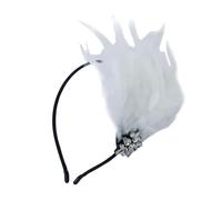 Songelt 1920s Feathered Headband Festival Celebration Hairband Masquerades Party Flapper Headwear Carnivals Party Accessories Elegant Headwear