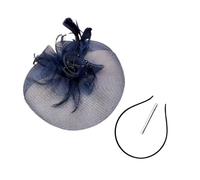 Songelt 1920s Flower Barrettes For Women Flapper Headpiece Accessories For Cosplay Party Elegant Beading Feathered Barrettes Floral Girls