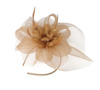 Songelt 1920s Theme Occasion Mesh Hairhoop Hair Clip With Feathered Decors For Weddings Theme Occasion Celebration Accessories Mesh Headpiece For Women