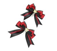 Songelt 2000s Maid Hair Bows For Halloween Punk Bowknot Hair Clip Choker Cuffs Band For Cosplay Party Dressingup Headwear Neckwear Bowknot Clip