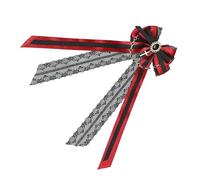Songelt 2000s Maid Hair Bows For Halloween Punk Bowknot Hair Clip Choker Cuffs Band For Cosplay Party Dressingup Headwear Neckwear Bowknot Clip