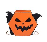 Songelt 2023 NEW Shoulder Bag Funny Halloween Pumpkin Crossbody Bag For Girl Women Chain Trendy Fashion Versatile Bags Unique Halloween Pumpkin Design