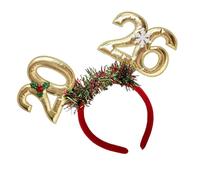 Songelt 2026 Glittering Garlands New Year Headbands With Padded Number Comfortable Hair Accessory For Festival Event Celebration Glittering Hair Accessory For New Year