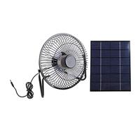 Songelt 5.2W Solar Exhaust Fan Air Extractor 8Inch Ventilator Solar Panel Powered Fan For Dog Chicken House Clip
