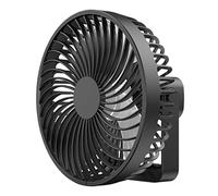Songelt 6.5inch Canopy Fan With Hook + Lamp Rechargeable Tent Fan 2000mAh Ceiling 4-Speed For Dormitory Bedroom Ceiling Fans With Lights For Bedroom