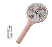 Songelt 6.5inch Desk Fan USB Handheld Fan With Base Electric 3 Speed Small Desktop For Home Bedroom Office Fans For Desktop Rechargeable