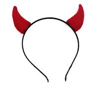 Songelt Adult Children Kids Red Ox Horn Hair Hoop Cloth Wrapped Elastic Headband H Halloween Decorations Halloween Decorations For Kids Pumpkin Cheap Outdoor Indoor Party Party