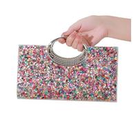 Songelt All-matching Banquet Bag For Women Girl Wedding Handbag Rhinestones Evening Bag Clutches Purse Chain Strap Shoulder Women Shoulder Rhinestones Evening Trendy Clutch Purse For Banquet Party