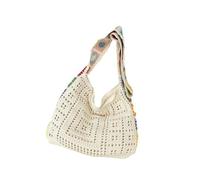 Songelt All-matching Messengers Bag For Women Knitted Shoulder Bag Colorful Flowers Crossbody Hollow Out Crochet Beach Colorful Flowers Crossbody For Women Handbag Beach Knitted Shoulder