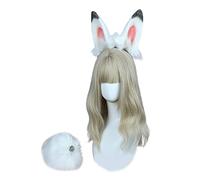 Songelt Animal Faux Ears Headband And Tail Halloween Cosplay Accessories For Adult And Children Headband For Women Novelty Women Halloween Birthday Party Cosplay Performance