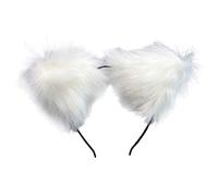 Songelt Anime Cosplay Animal Headband Cute Faux Plush Kitten Ears Hair Hoop Hair Hoop Headband