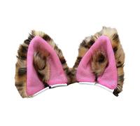 Songelt Anime Faux Kitten Ears Hair Clips Plush Animal Cosplay Hairpin Hair Hoop