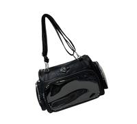 Songelt Anime Inspired Adjustable Shoulder Bag Practical PU Leather Backapck Large Capacity Crossbody Purse For Daily Commute Casual Shoulder Bag