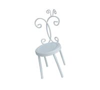 Songelt Antique Iron Armchair For Collector Dollhouses Scene Display Accessory And Model Furniture For Dollhouses Decoration Miniature Furniture