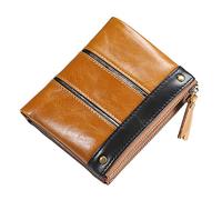 Songelt Blocking Leather Bifold Wallet for Men with Coin Pocket ID Window Vintage Business Credit Card Holder Card Holder Wallet for Men