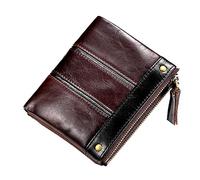 Songelt Blocking Leather Bifold Wallet for Men with Coin Pocket ID Window Vintage Business Credit Card Holder Card Holder Wallet for Men