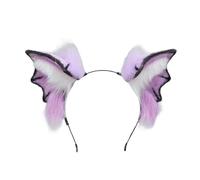Songelt Bloodsucker Bats Hair Hoop Playfulness Animal Ears Headbands Simple Hair Rings For Adults Kids Handmade Realistic Animal Ears Headpiece