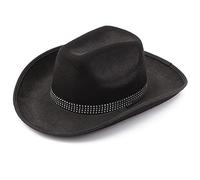 Songelt Brimmed Felt Hat Top Hats Hat Cool Head Wear Accessories Cosplay Party Props Costume Flat Caps Cowboy With Cowboy With Rhinestones Ladies Hats For Women