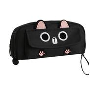 Songelt Cartoon Cats Pen Bag Stationery Bag Large Capacity Pencil Pouches Pencil Case Lovely Makeup School Office Supplies Stationery Cartoon Cats Case Large Capacity Pen Organizers
