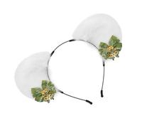 Songelt Christmas Costume Headband Mistletoe Stage Headwear Sequins Bows Christmas Party Props Bows Present Headband Women's Cosplay Hairband