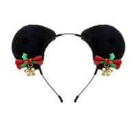 Songelt Christmas Costume Headband Mistletoe Stage Headwear Sequins Bows Christmas Party Props Bows Present Headband Women's Cosplay Hairband