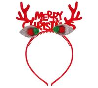Songelt Christmas Party Accessories Elk Horn Headband Seasonal Festival Props Hairband Family Gathering Christmas Headpiece Hair Accessory
