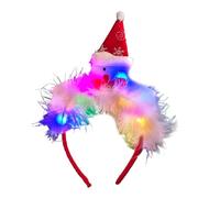 Songelt Christmas Party Headband Festival Celebration Reindeer Headdress Holiday Headhoop Party Hairhoop Head Accessories Christmas Glowing Headband Hair Accessory Flashing Light Up