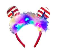 Songelt Christmas Party Headband Festival Celebration Reindeer Headdress Holiday Headhoop Party Hairhoop Head Accessories Christmas Glowing Headband Hair Accessory Flashing Light Up