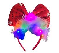 Songelt Christmas Party Headband Festival Celebration Reindeer Headdress Holiday Headhoop Party Hairhoop Head Accessories Christmas Glowing Headband Hair Accessory Flashing Light Up