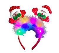 Songelt Christmas Party Headband Festival Celebration Reindeer Headdress Holiday Headhoop Party Hairhoop Head Accessories Christmas Glowing Headband Hair Accessory Flashing Light Up