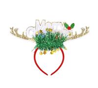 Songelt Christmas Reindeer Hairhoop For Formal Party Light Up Holiday Headband Festival Accessories Family Gathering Headwear LED Light Up Hairband