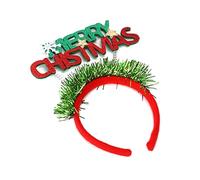 Songelt Christmas Theme Headband Festival Props Letter Hairhoop Seasonal Headwear Holiday Celebrating Merry Christmas Hairband Headband