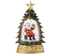 Songelt Christmas Tree Night Lamp With Sparkling Snowflakes Energy-Efficient LED For Festive Ambiance Portable Snowflakes Ball Lamp