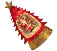 Songelt Christmas Tree Night Lamp With Sparkling Snowflakes Energy-Efficient LED For Festive Ambiance Portable Snowflakes Ball Lamp