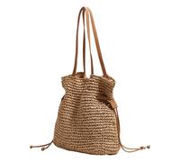 Songelt Creative Cotton Shoulder Bag With Breathable Designs And Pocket Straw Handbag Underarm Purse For Everyday Use Work Bag For Women