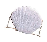 Songelt Creative Sequins Shell Shoulder Bag Women's Crossbody Bags Casual Satchel Purse Adds A Touch Of Fashion To Any Outfit Sequins Purse